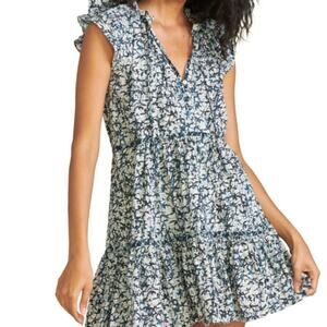 SOLD OUT! Veronica Beard Zee Floral Ruffle Dress Size 8 NWOT